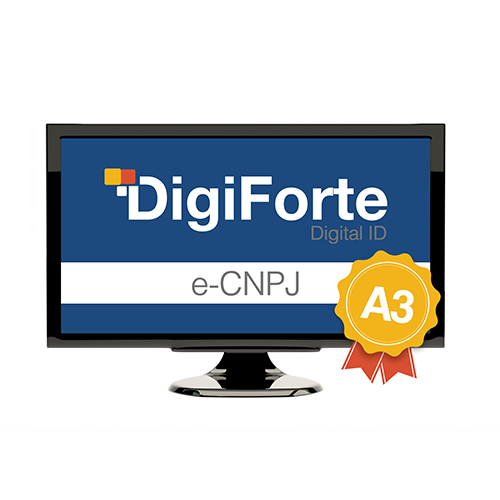 e-CNPJ A3 de 1,5 ano para ME/EPP/MEI (requer cartão ou token)